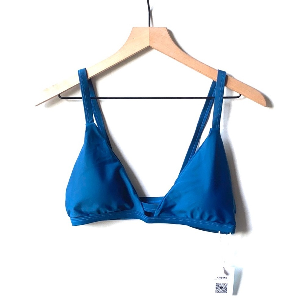 Cupshe strappy bikini‎ top only, Size L, NWT